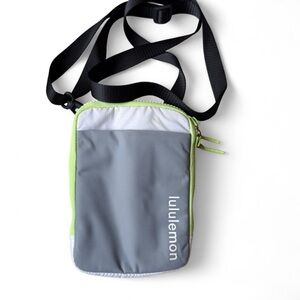 Lululemon Easy Access Crossbody Bag Green and Gray Chest Bag